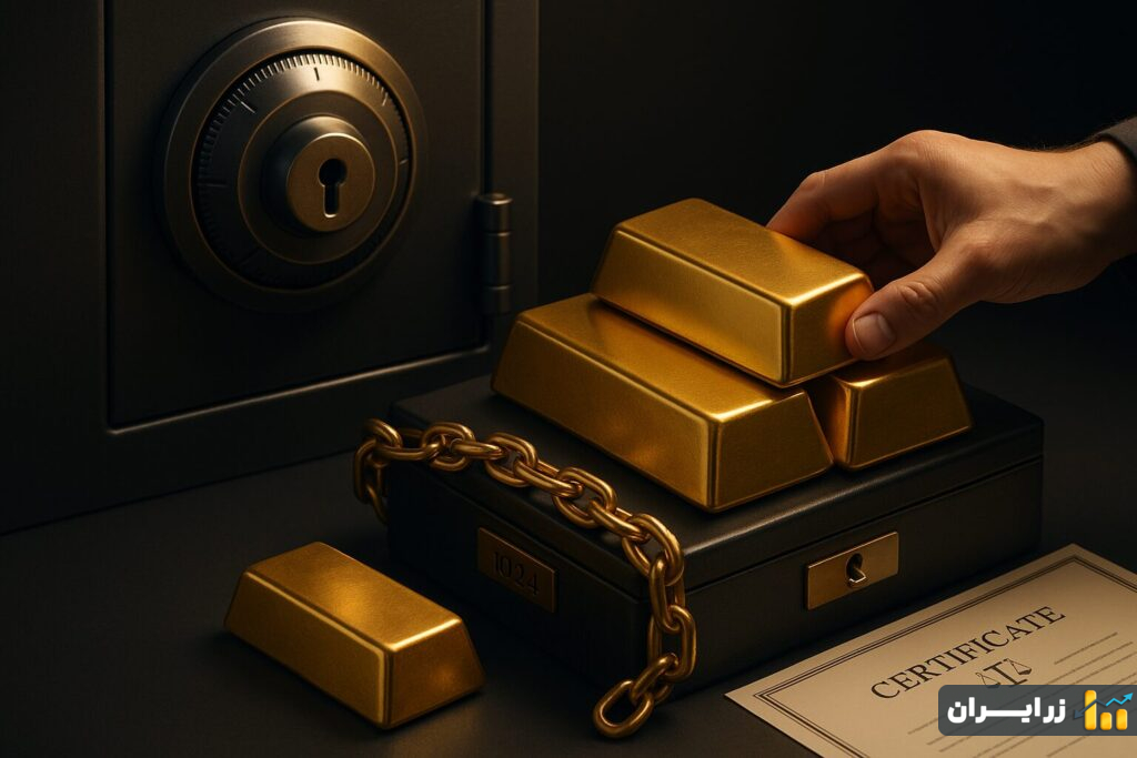 طلای آبشده فیزیکی حس امنیت سنتی و مالکیت کامل